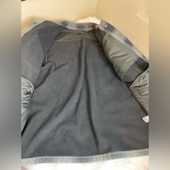 Ridgecut heavy fleece lined jacket Shacket Black and Gray Plaid large - Picture 7 of 13